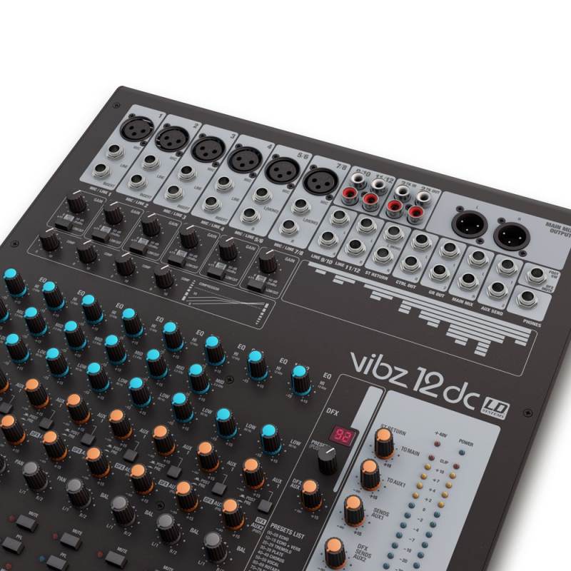 LD Systems VIBZ 12 DC - Mesa de mezclas de 12 canales - Imagen 4
