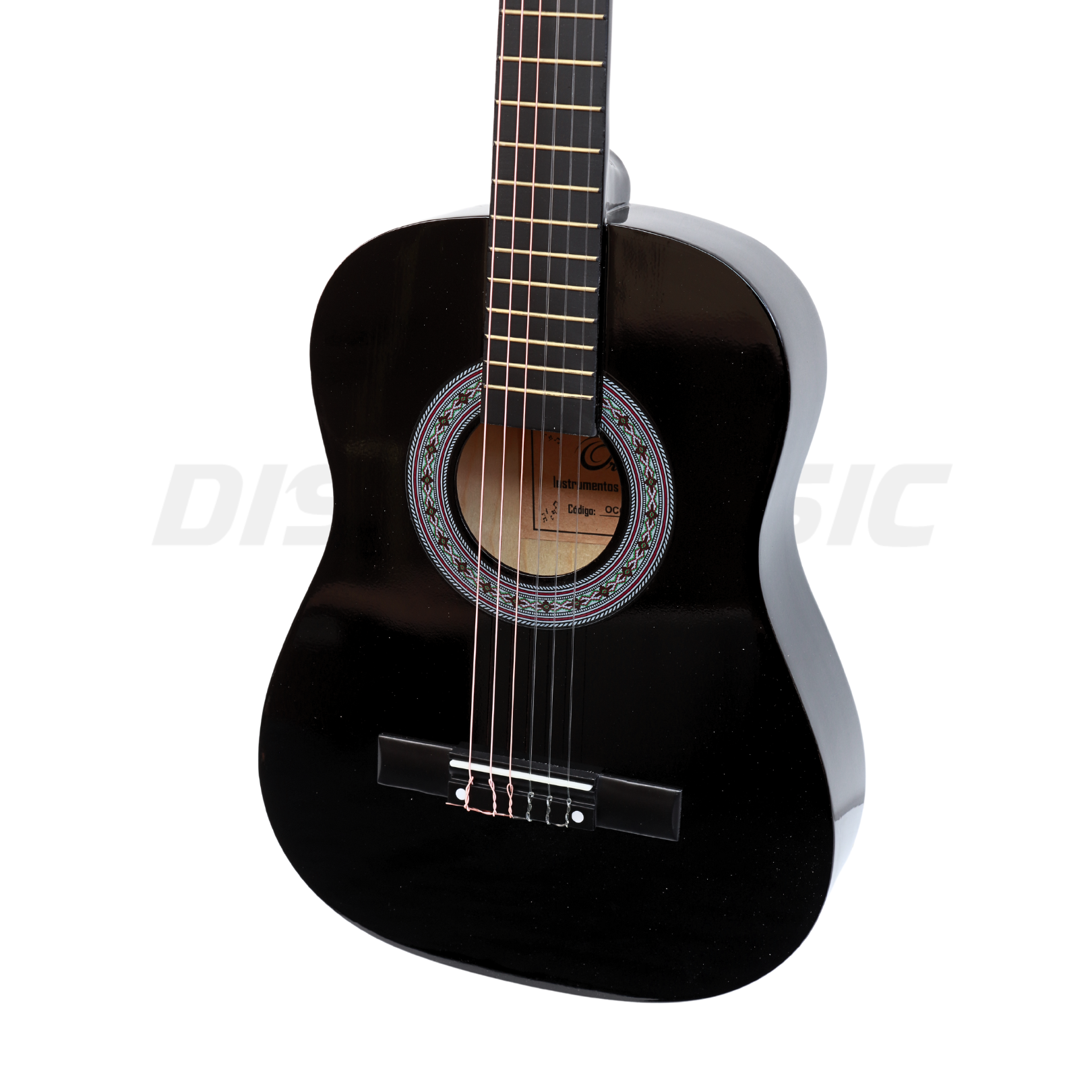 Guitarra Clásica 1/2 ORICH OCG811 NEGRO + Estuche - Imagen 3