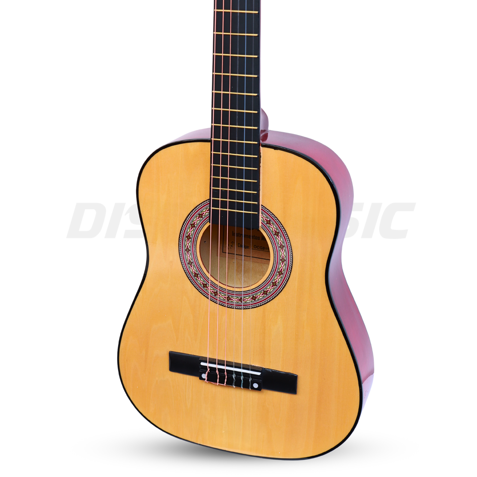 Guitarra Clásica 1/2 ORICH OCG811 NATURAL + Estuche - Imagen 2