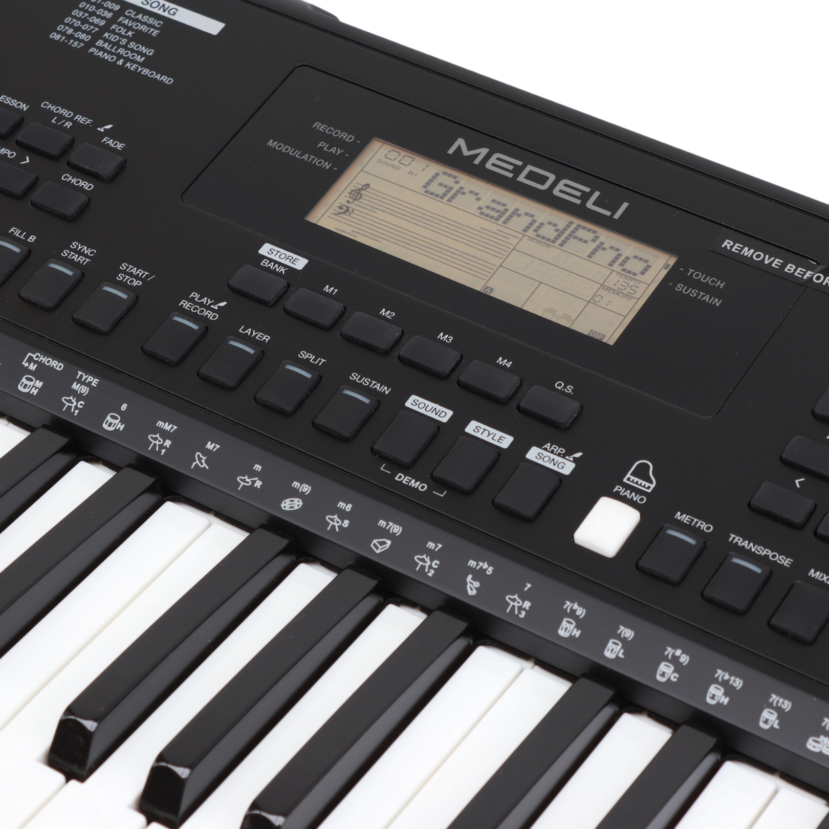 Teclado Electrónico MEDELI MK200 | 61 teclas - Imagen 4