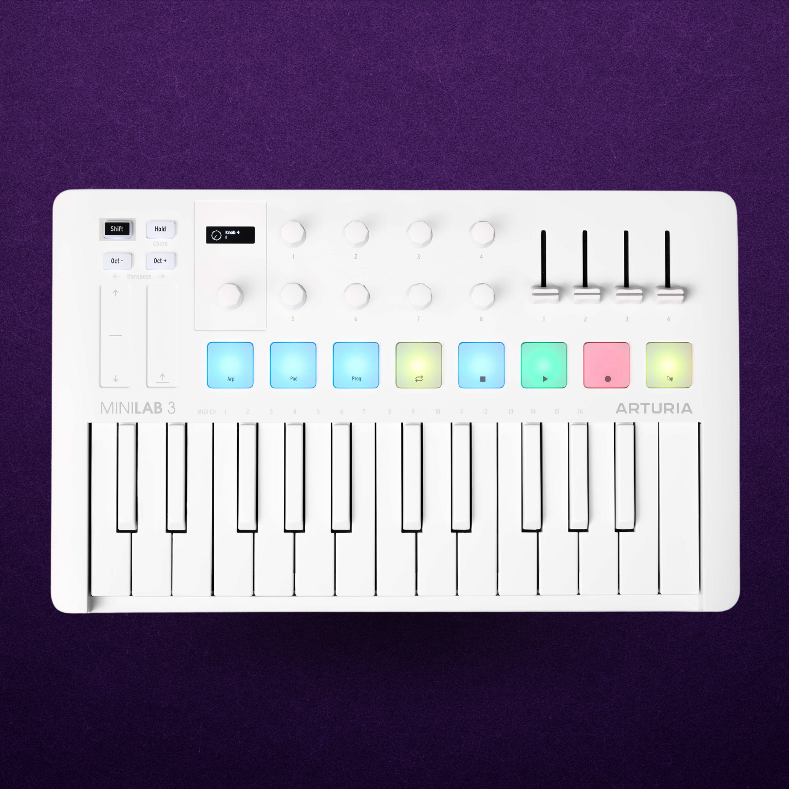 Controlador MIDI ARTURIA MINILAB 3 Alpine | 25 Teclas