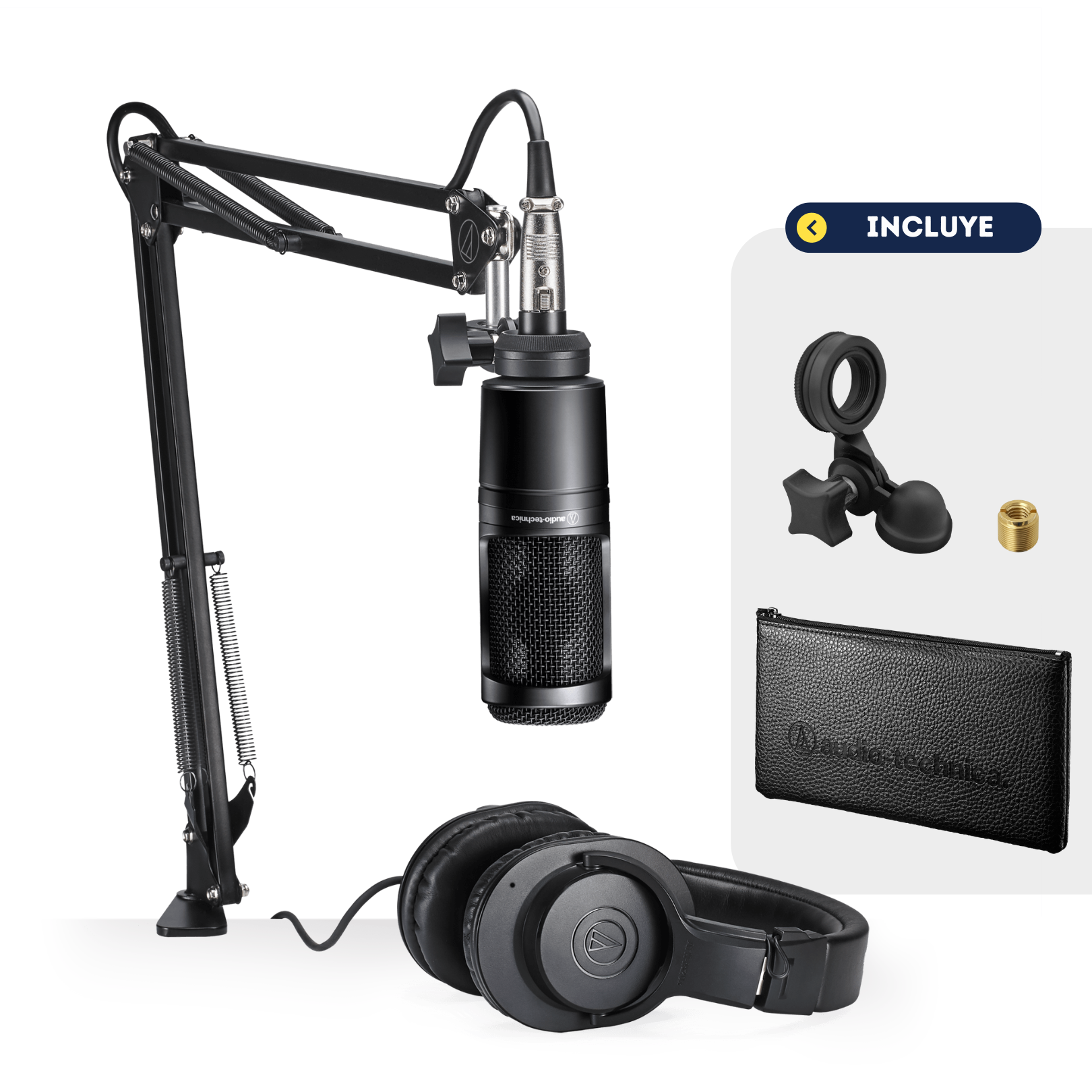 Micrófono Condensador AUDIO TECHNICA AT2020PK