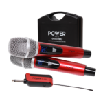 Micrófono Inalámbrico POWER PRO GOLD MK1 | Rojo