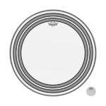 PARCHE 22″ REMO - BOMBO  PW-1322-00 | Powersonic Clear