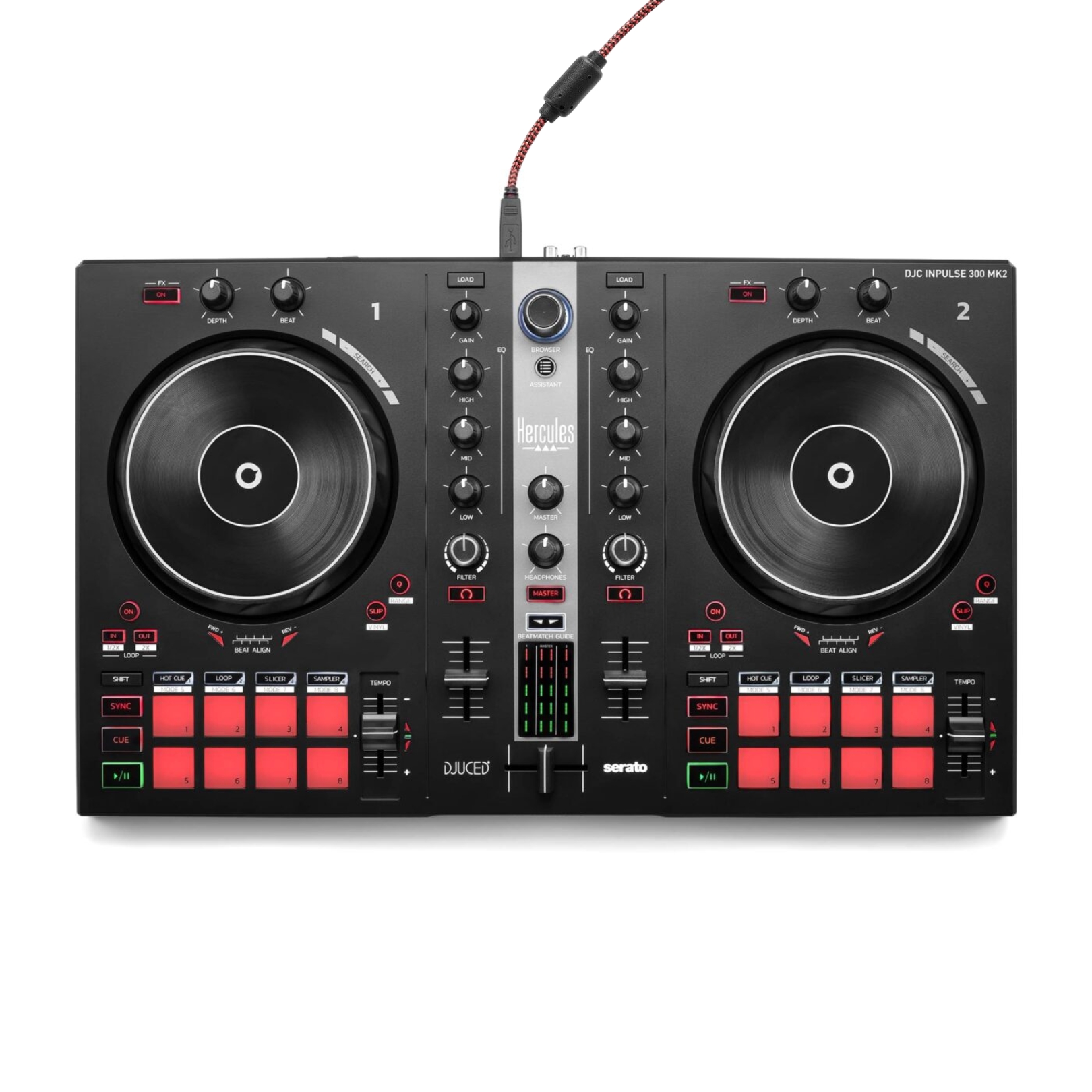 Controlador HERCULES DJ INPULSE 300 MK2