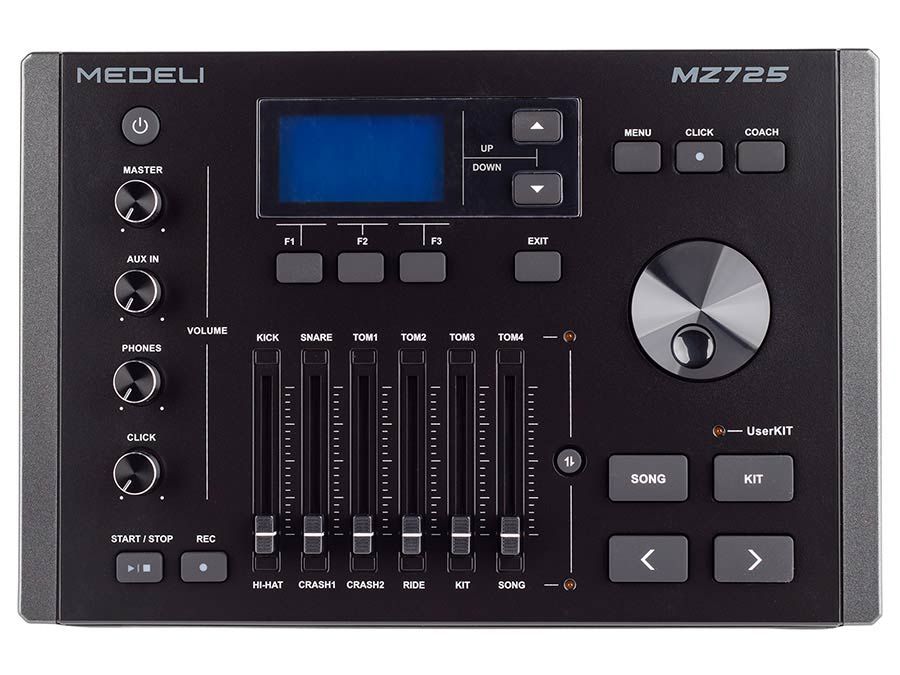 Batería Electrónica MEDELI MZ725 | 10 Piezas PARCHES DE MALLA - Imagen 3