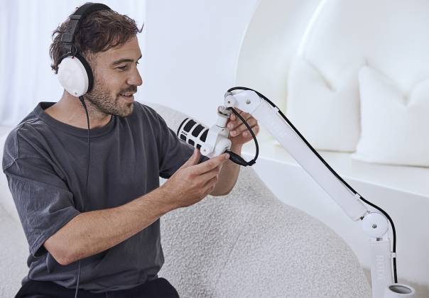 Micrófono PODMIC WHITE RODE | Transmision Dinamico Cardioide - Imagen 5