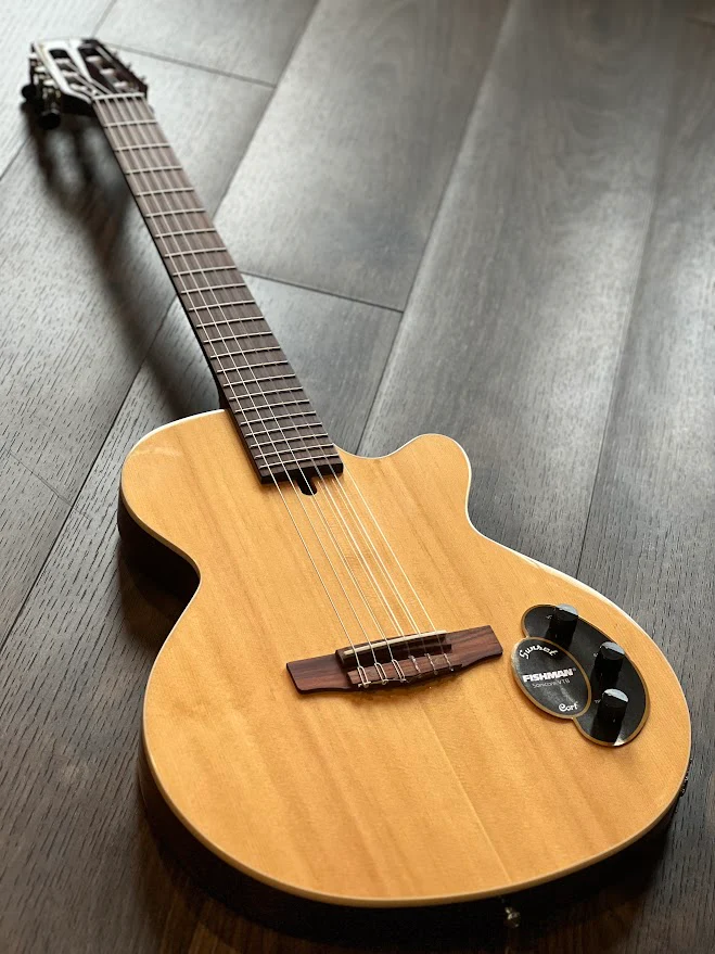 Guitarra Electroclasica CORT SUNSET NYLECTRIC II NAT | Incluye Estuche - Imagen 4