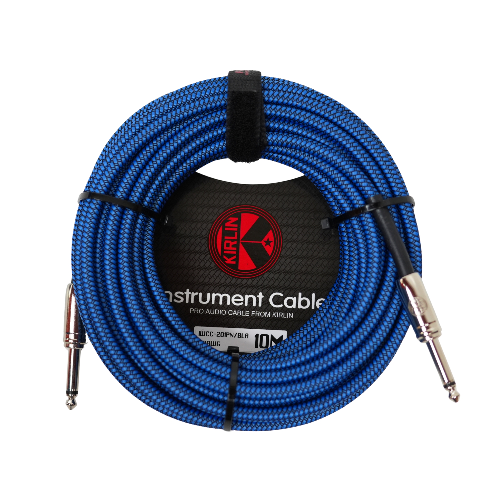 CABLE PLUG 1/4 A PLUG 1/4 | IWCC-201PN-10M/BLA 20AWG KIRLIN 10 METROS