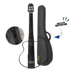 Guitarra Eléctroclasica MAYER CS-300 BK | Cuerdas Nylon Silent