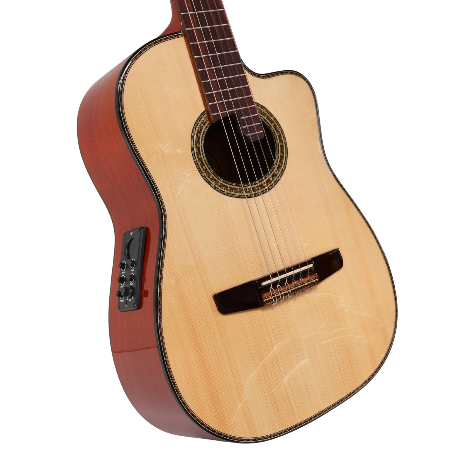 Requinto Electroacústico CISNEROS RC28-EQEQ-5+ | EQ-FREDOMM - Imagen 2