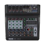 Consola Analoga Activa GROBER ADM-A6 | 6 Canales - Bluetooth-USB-Interfaz FX/ PC LINK