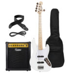 Combo de Bajo Eléctrico Pasivo PRIMER PJB-5 J BASS 5-STRING MN WHT + Amp. 40Watts