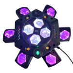 Led Robótica 6 brazos AMERICAN XTREME AX-MH416| RGBW-Bee eyes-láser-120W