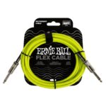 CABLE ERNIE BALL PLUG A PLUG | 1/4 a 1/4 (6.10 METROS) - color verde