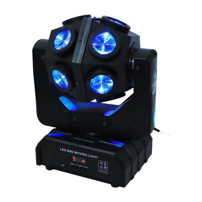 Luz Robótica Giro Infinito AMERICAN XTREME AX-MH121 | 12X10W-RGBW-130W - Imagen 3