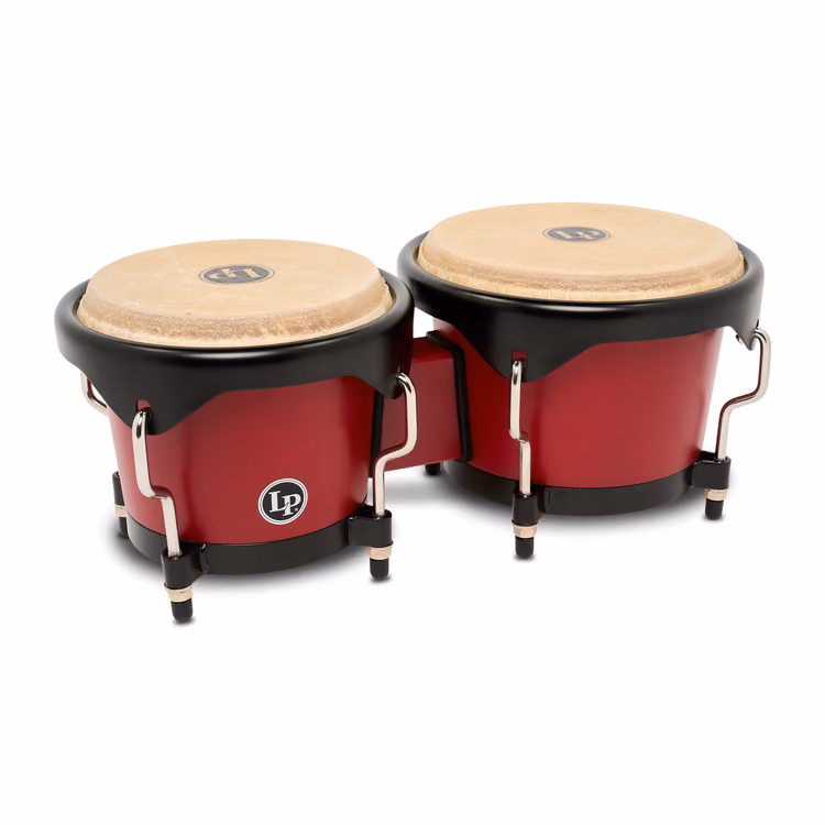 Bongo 6" 7" de madera LP601D-RD-K | Rojo