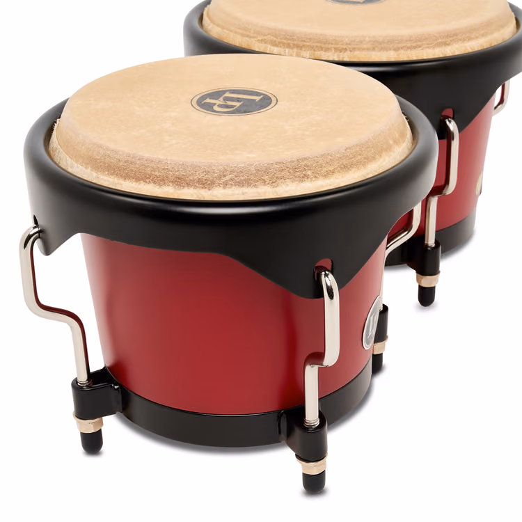Bongo 6" 7" de madera LP601D-RD-K | Rojo - Imagen 3