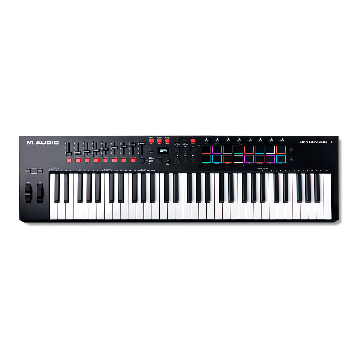 Controlador MIDI M-AUDIO OXYGEN PRO 61 | 61Teclas Semipesadas