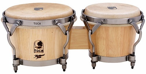 Bongo 7" 8.5" de madera TOCA 3900T | Natural
