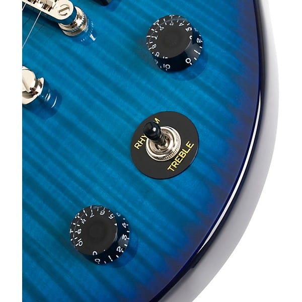 Guitarra Eléctrica EPIPHONE ENS2TLNH3 Special-II PlusTop Trasn Blue | Azul Transparente - Imagen 5