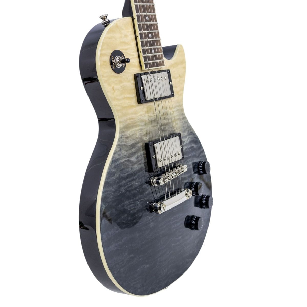 Guitarra Eléctrica EPIPHONE E1LPTQLFNH3 Les Paul Tribute Quilt | Luna Fade - Imagen 5
