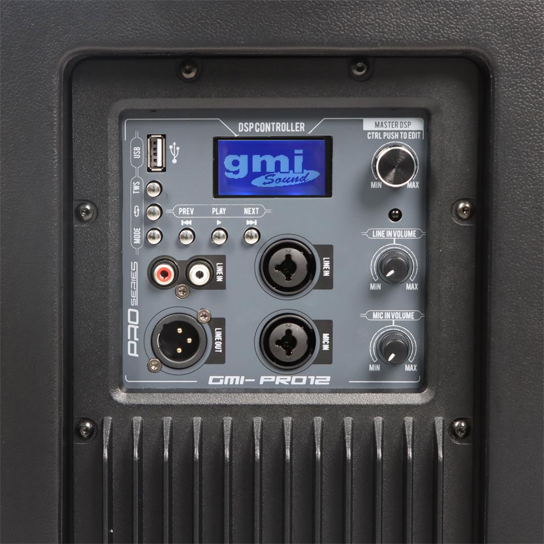 PARLANTE ACTIVO 12" GMI-PRO12 | 500W - Imagen 4